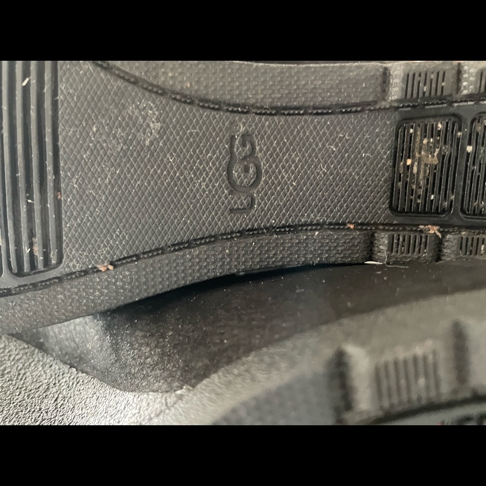 UGGs Black Wedge Ankle Boots - Picture 8 of 9